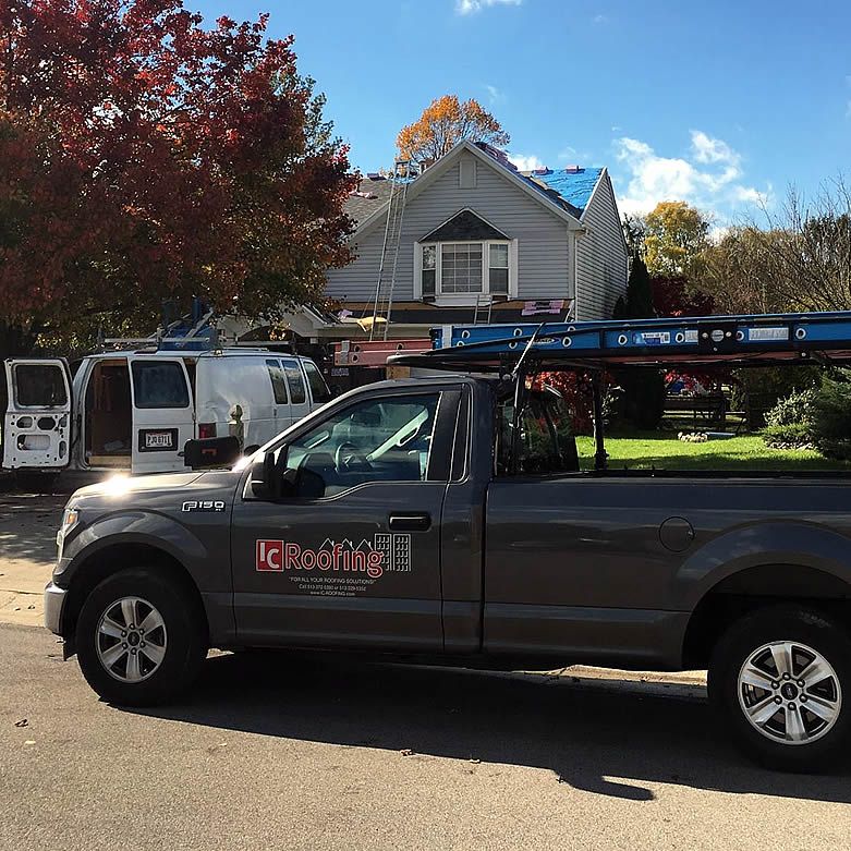 IC Roofing crew on the job